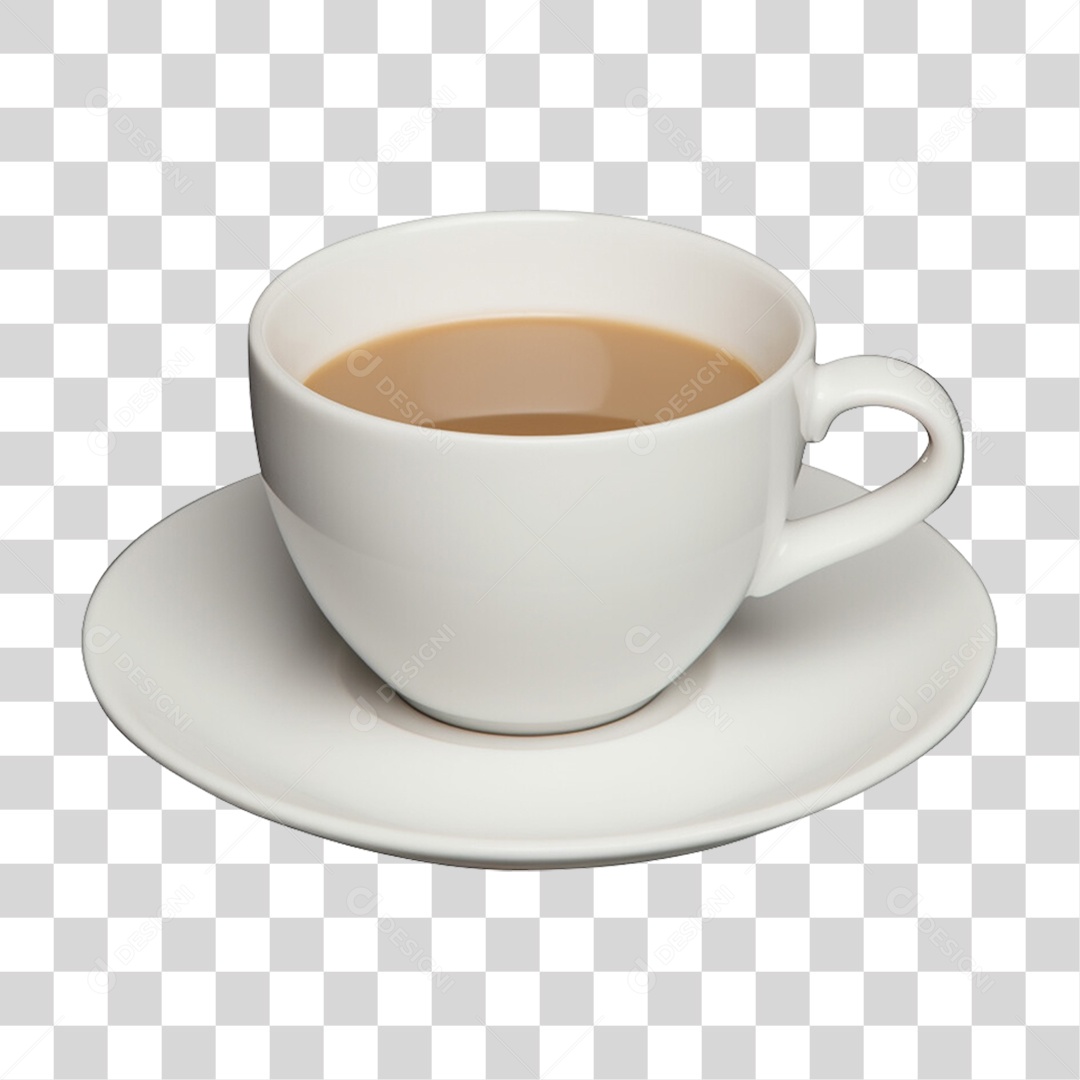 Xícara de Café Quente PNG Transparente