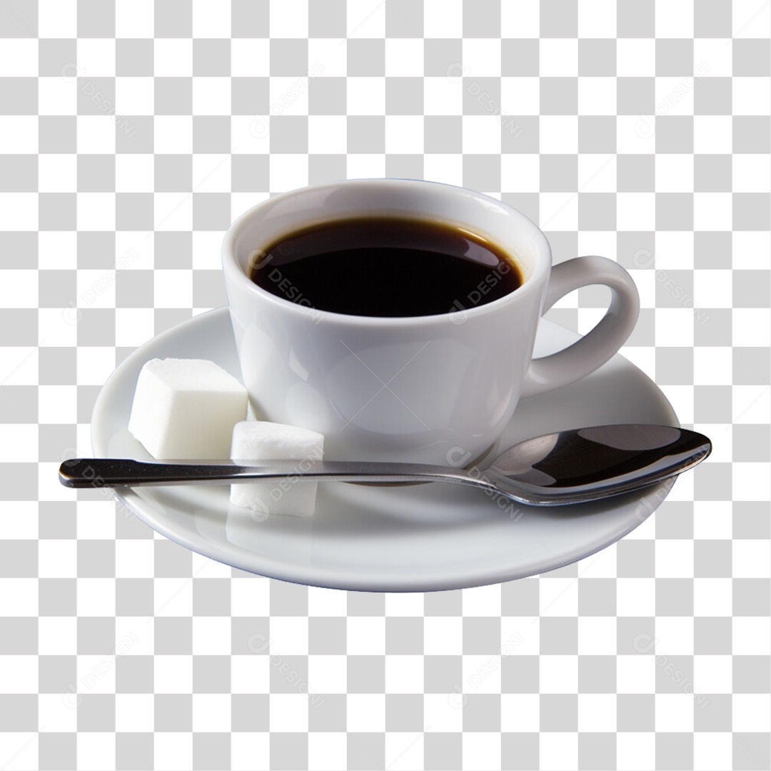 Xícara de Café Quente PNG Transparente