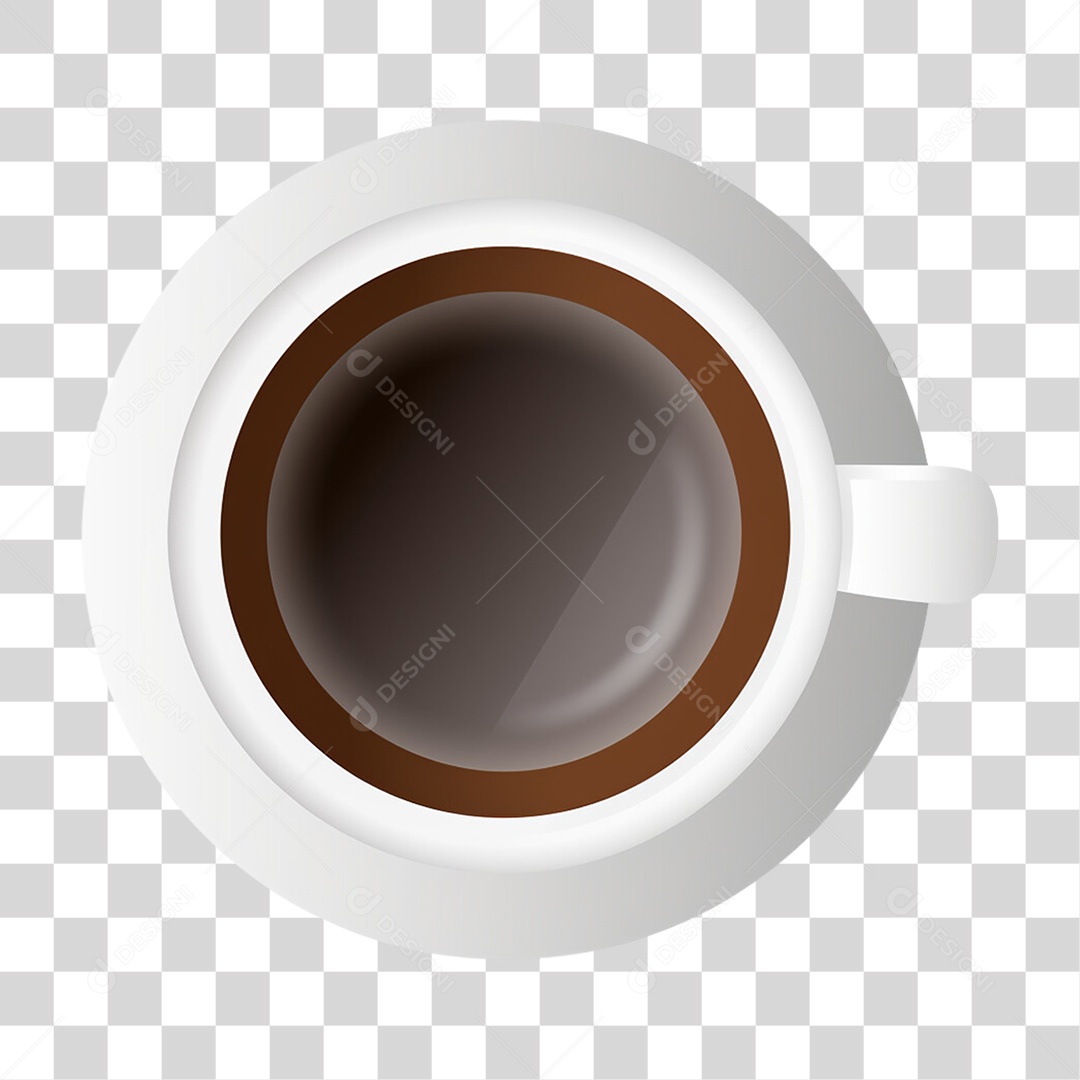 Xícara de Café Quente PNG Transparente