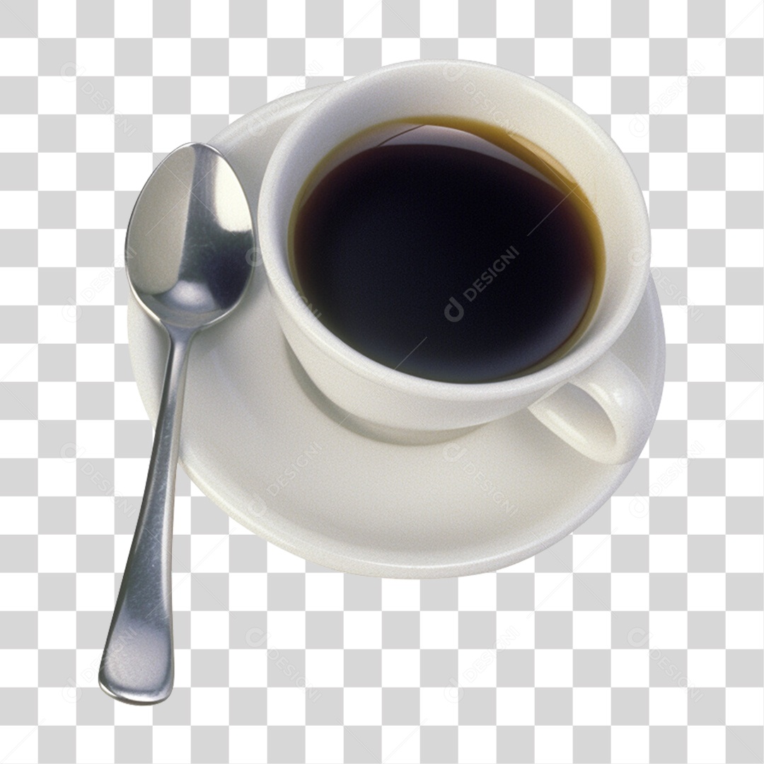 Xícara de Café Quente PNG Transparente