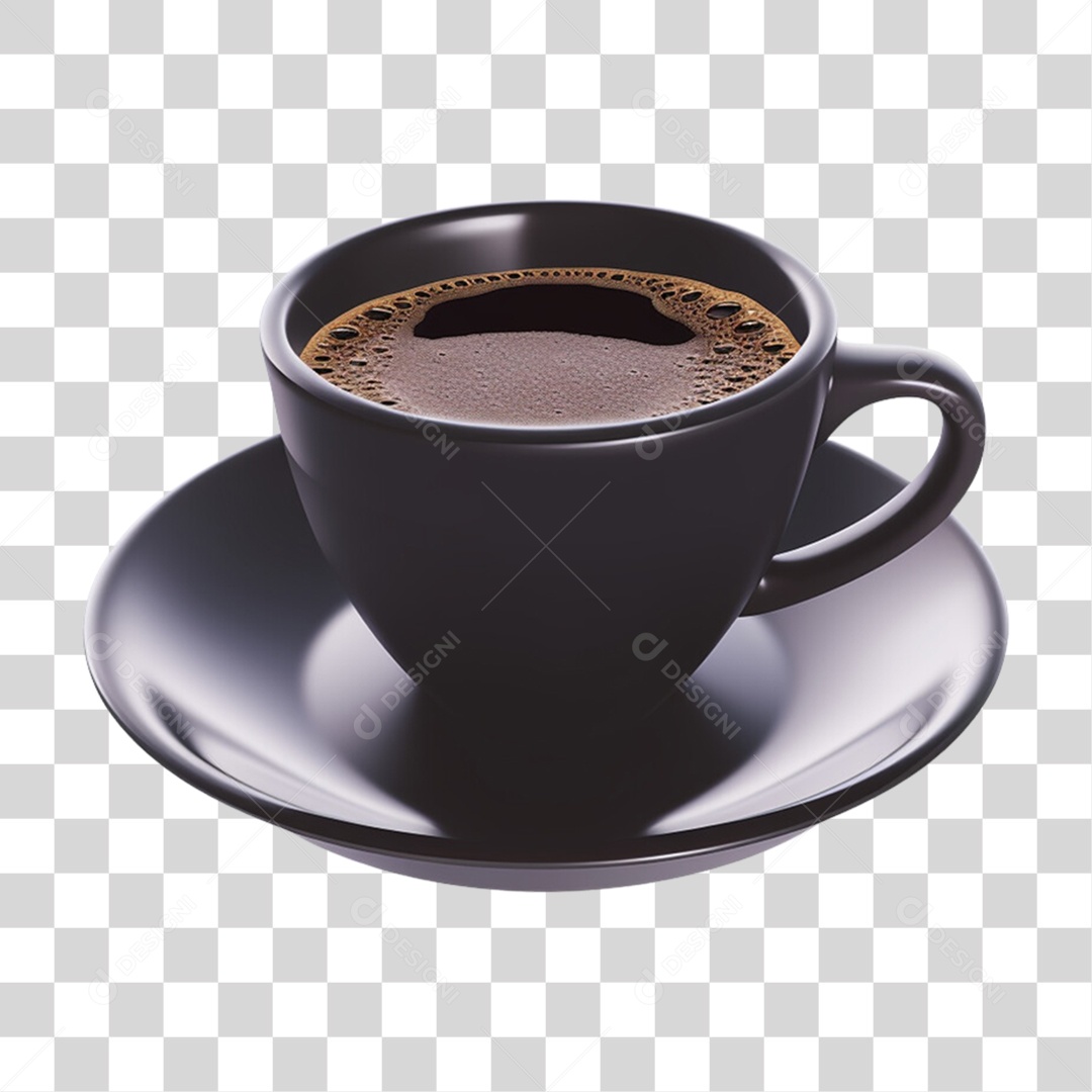 Xícara de Café Quente PNG Transparente