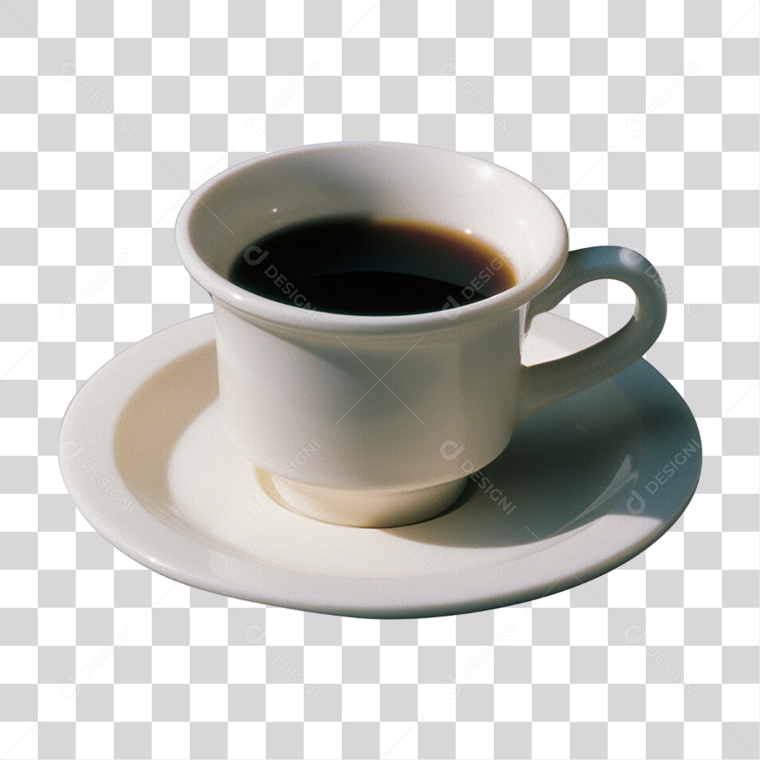 Xícara de Café Quente PNG Transparente