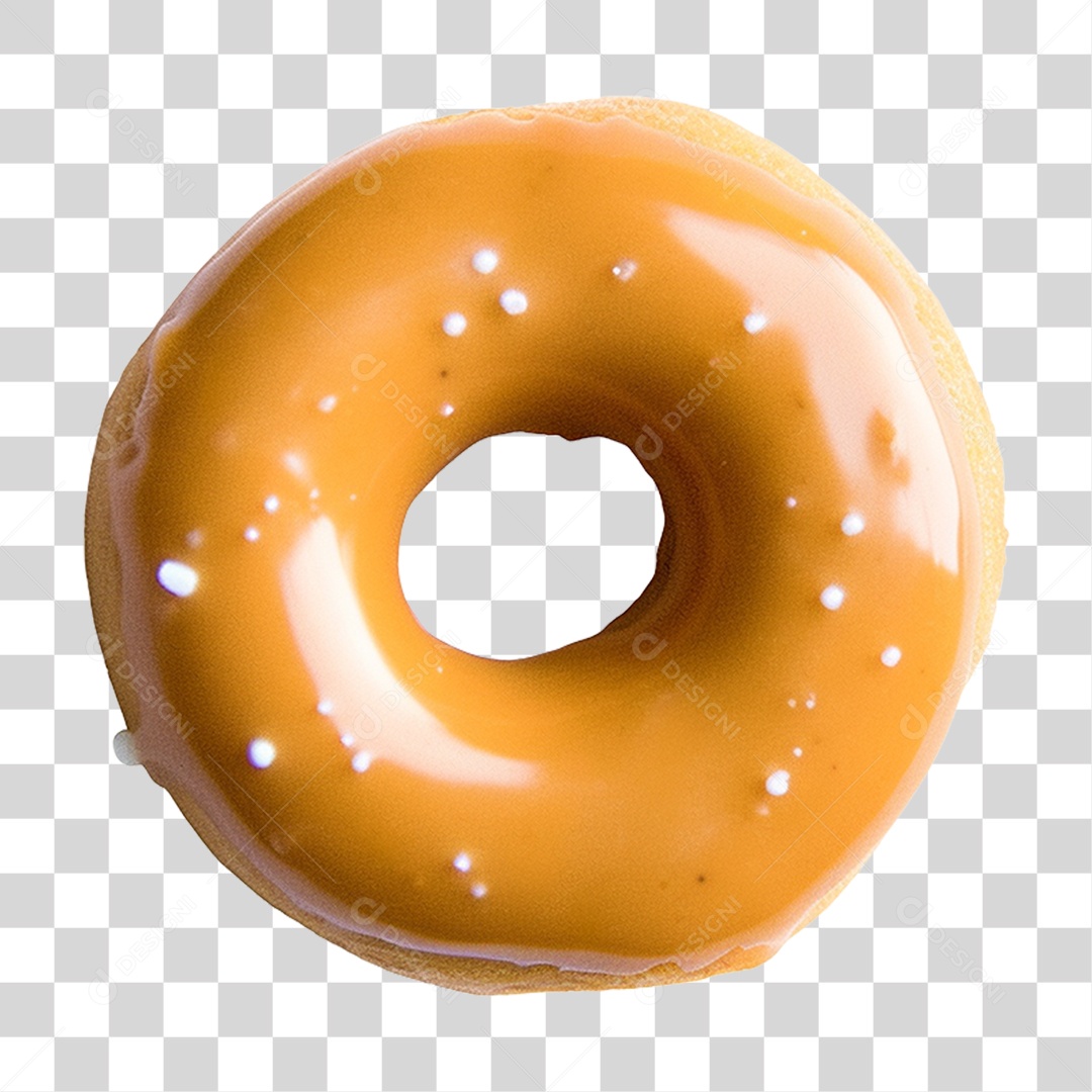 Rosca Donuts com Cobertura Doce PNG Transparente