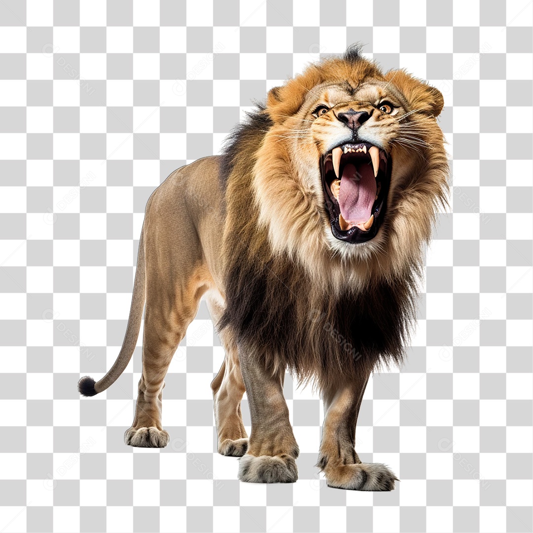 Leão Animal PNG Transparente