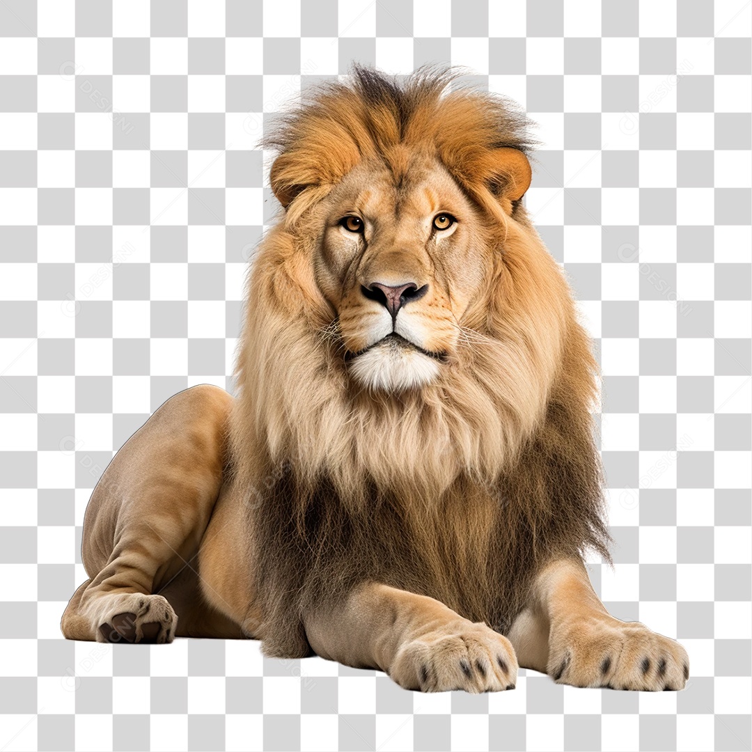 Leão Animal PNG Transparente