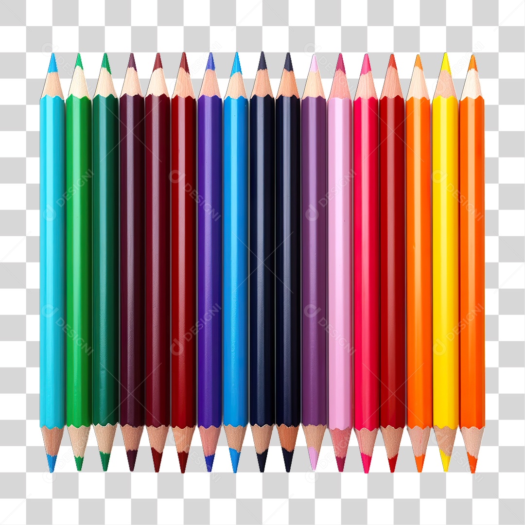Transparent PNG Coloring Pencils