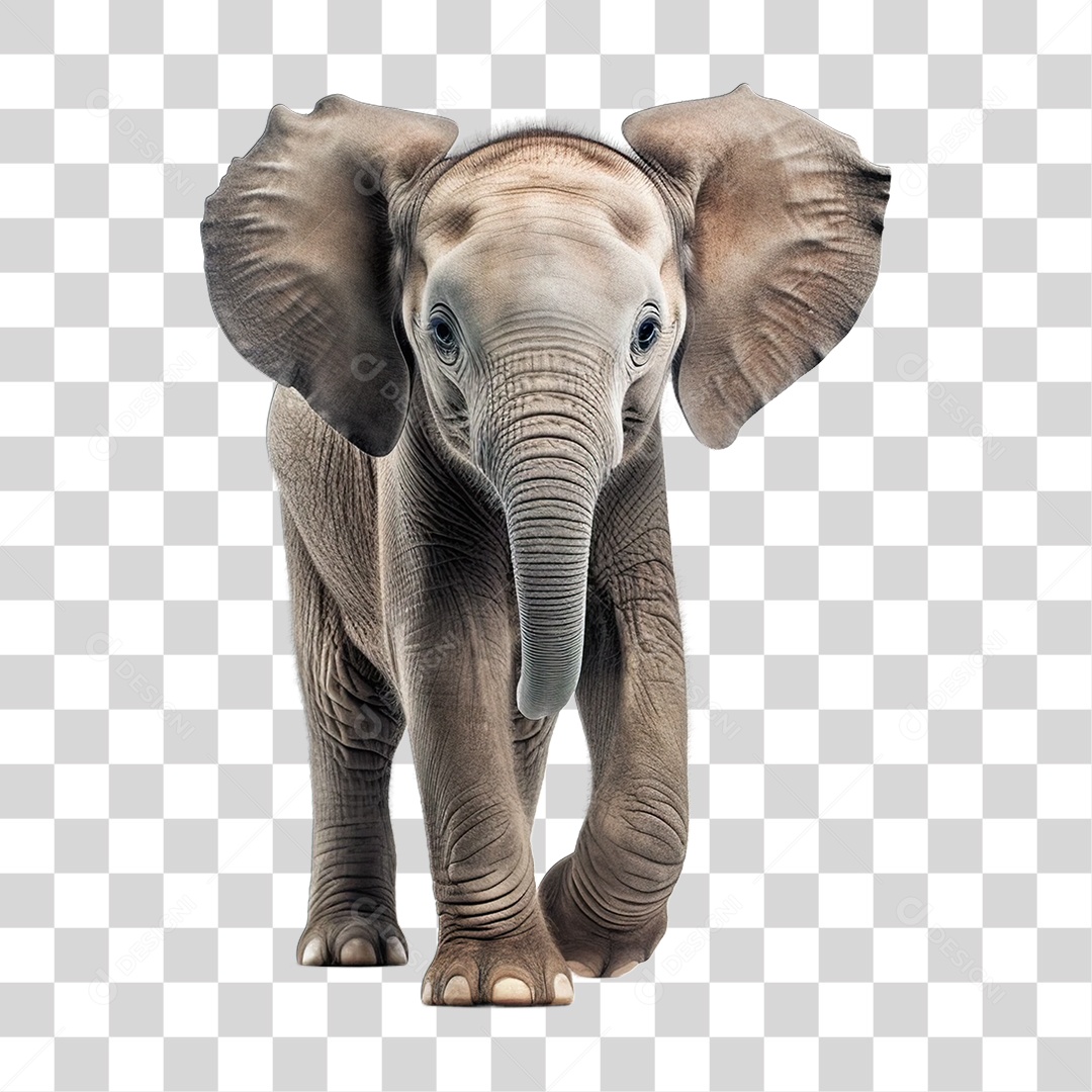 Elefante Filhote PNG Transparente