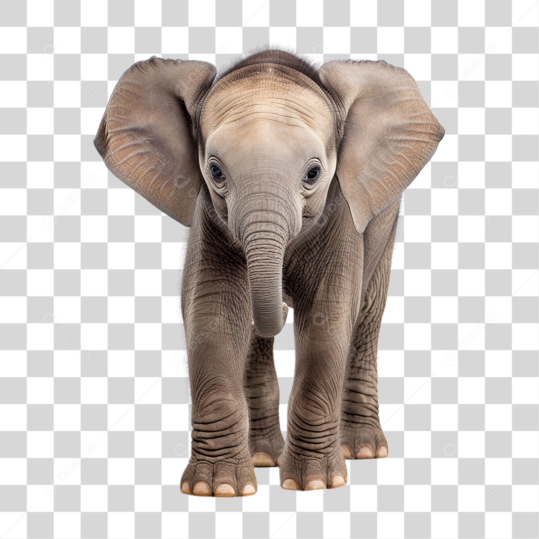 Elefante Filhote PNG Transparente