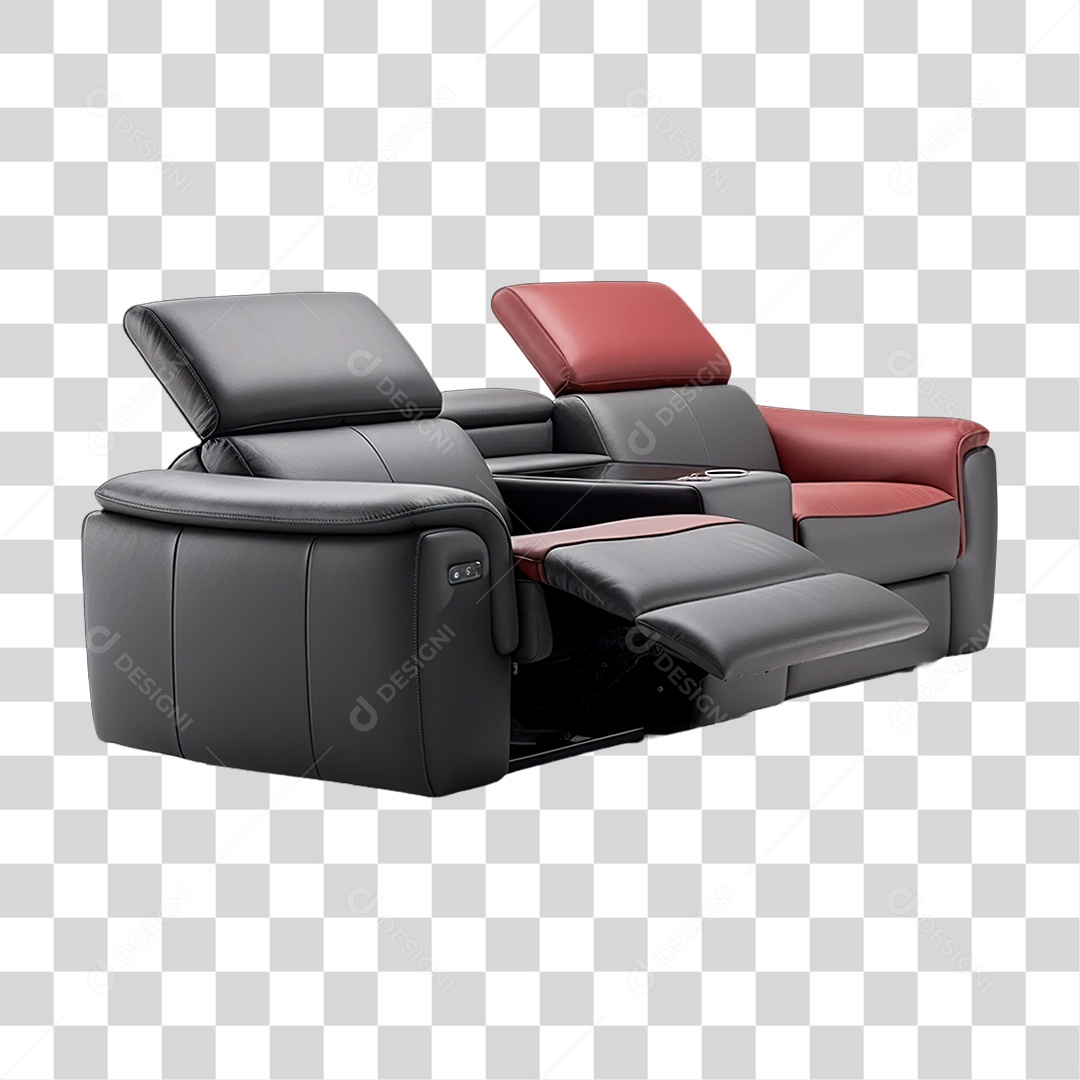 Sofá Poltronas PNG Transparente