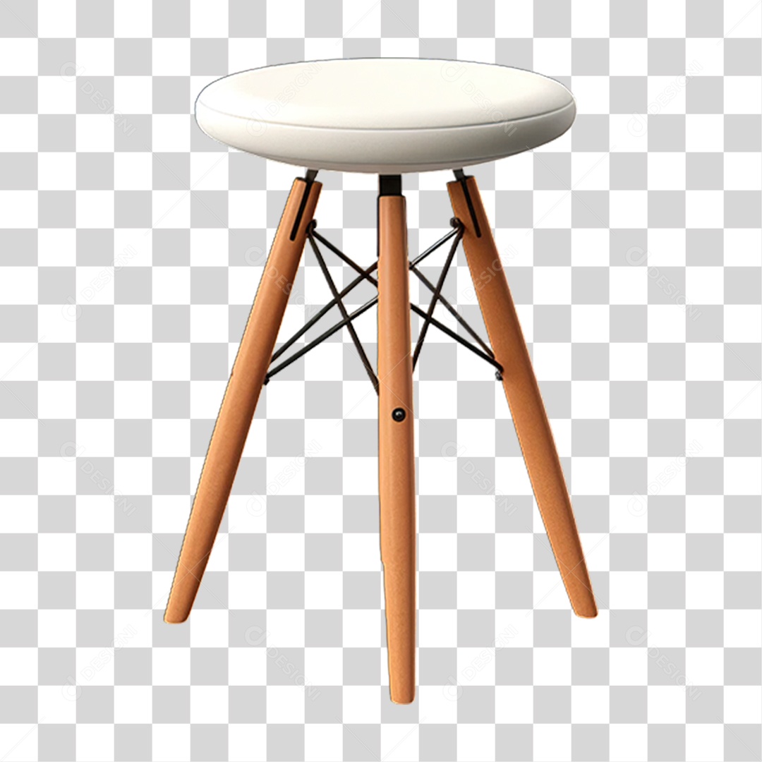 Banco de Madeira com Espuma PNG Transparente