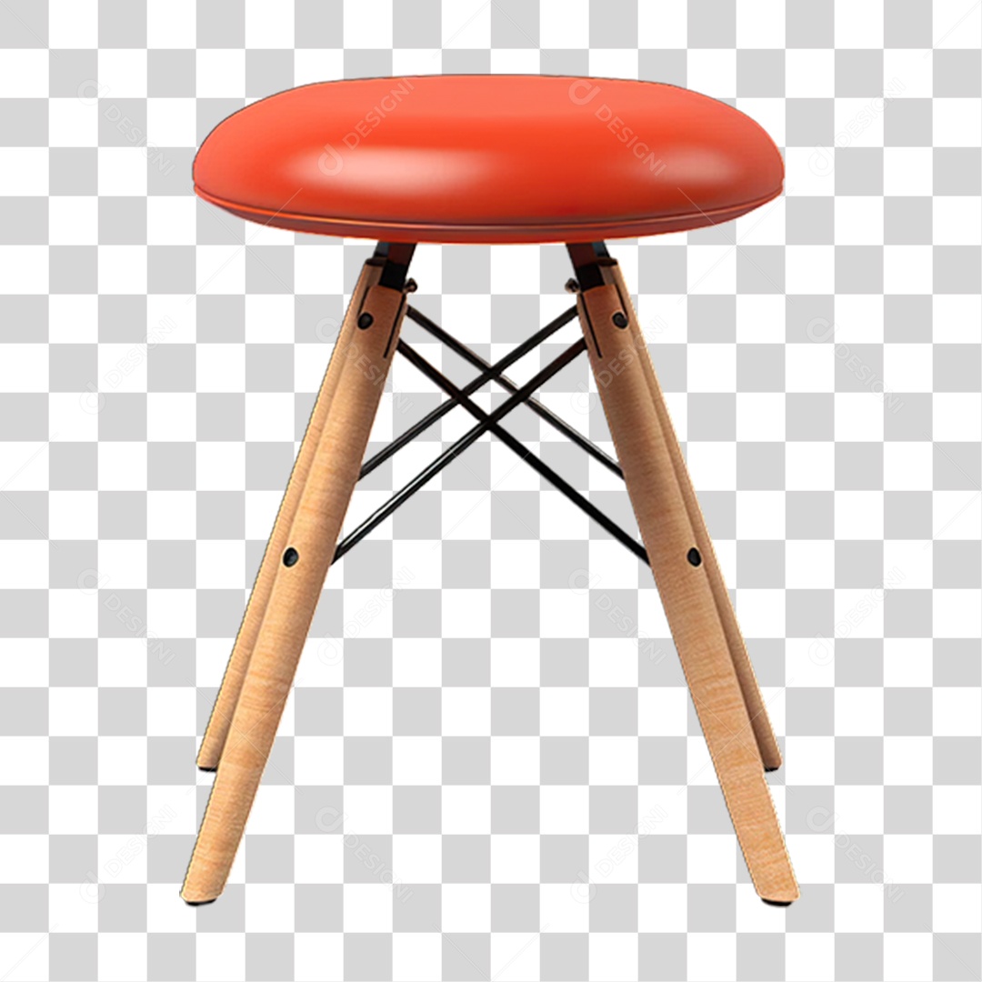 Banco de Madeira com Espuma PNG Transparente