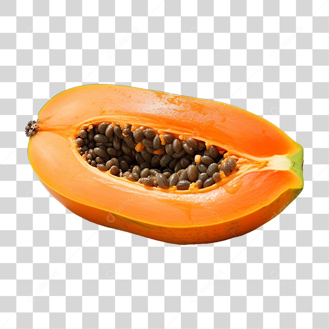 Fruta Mamão PNG Transparente