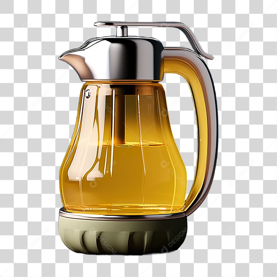 Bule com Chá PNG Transparente