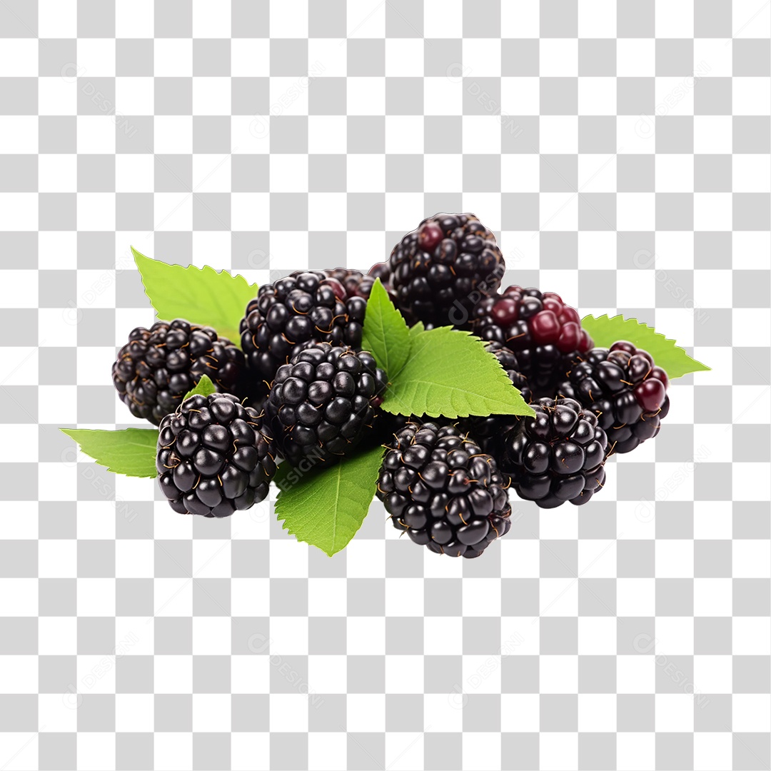 Frutas Amoras PNG Transparente