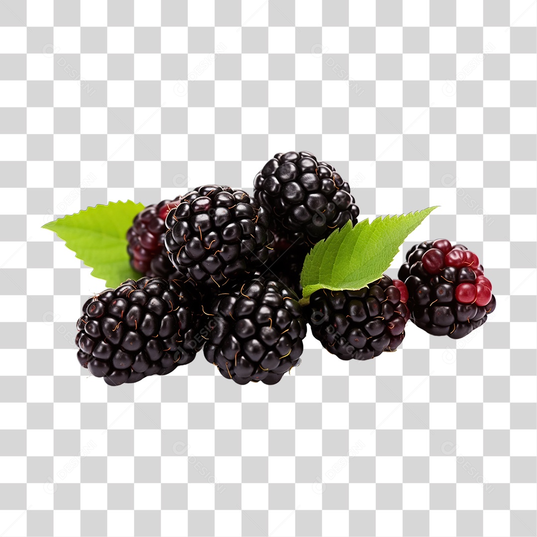 Frutas Amoras PNG Transparente