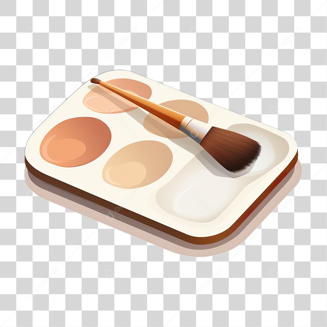 Paleta de Maquiagem PNG Transparente