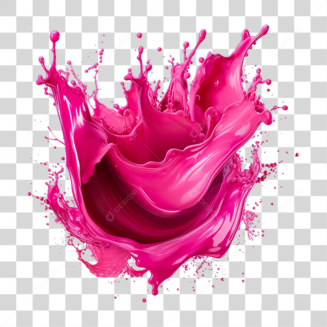 Splash de Tinta PNG Transparente