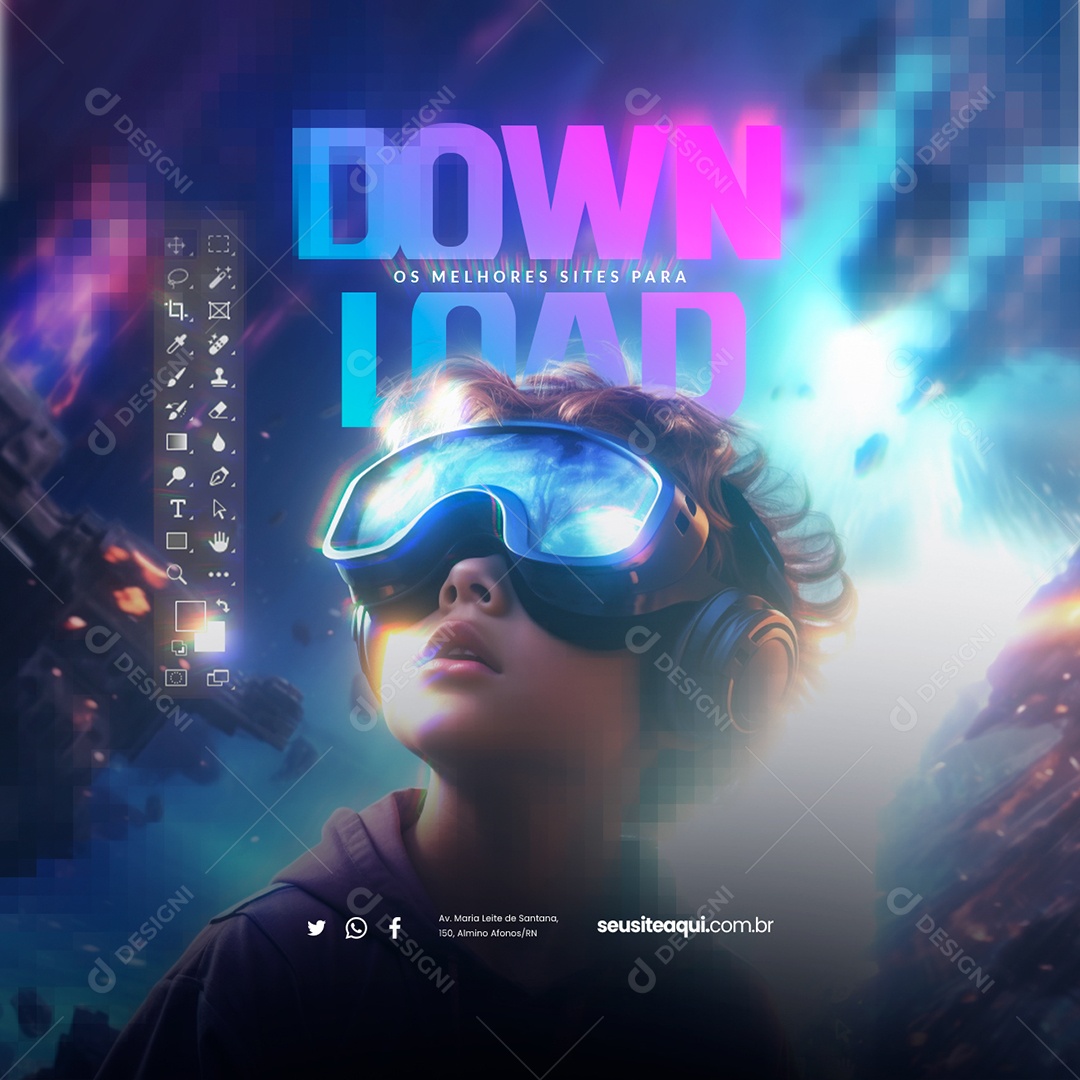 Marketing Digital Os Melhores Sites para Download Social Media PSD Editável