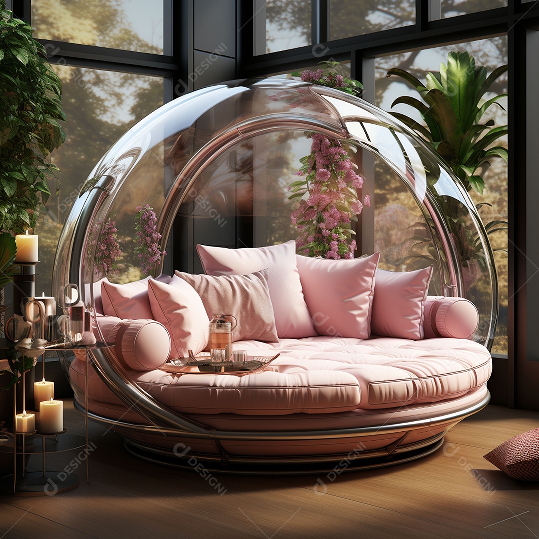 Elegância interior de casa moderna