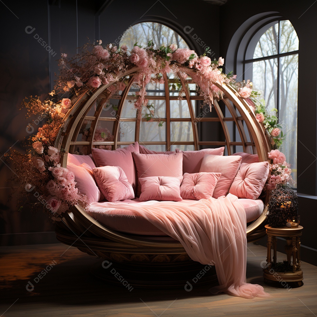 Elegância interior de casa moderna