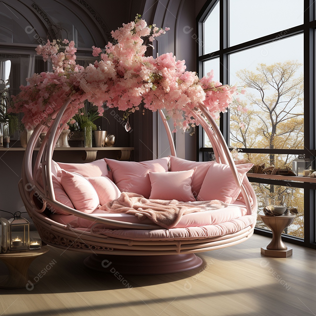 Elegância interior de casa moderna