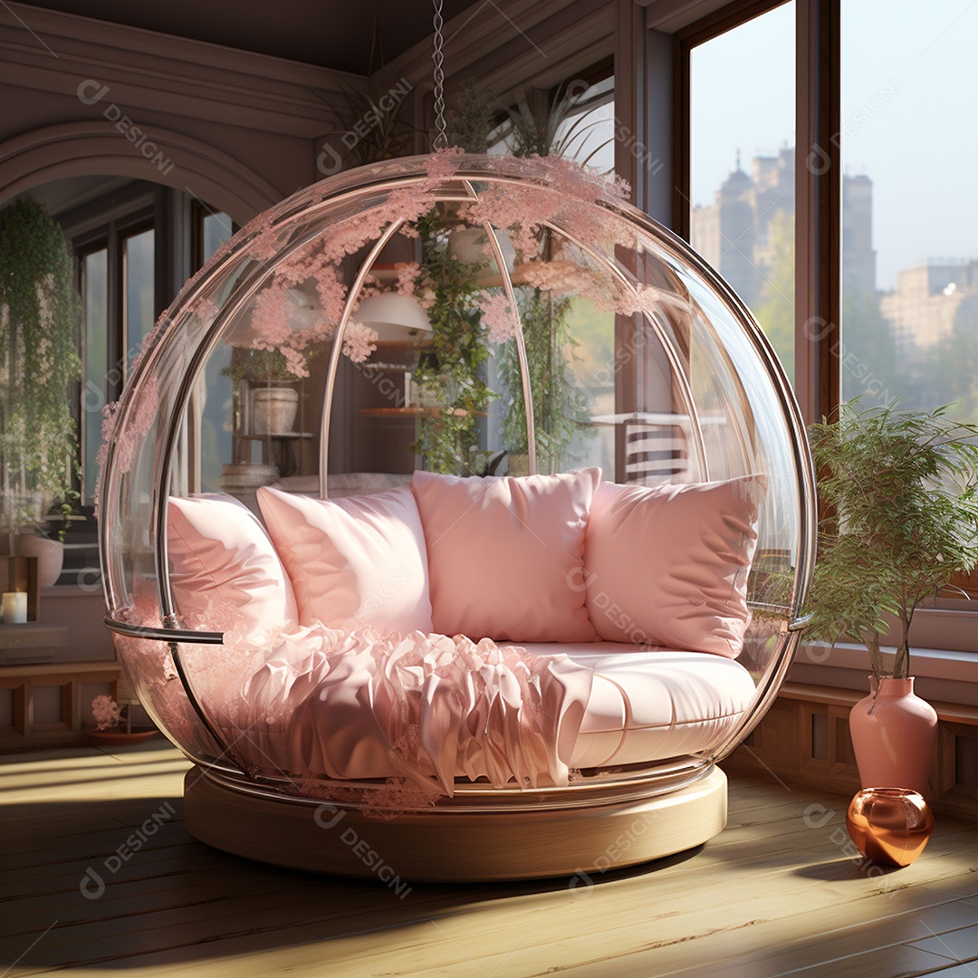 Elegância interior de casa moderna