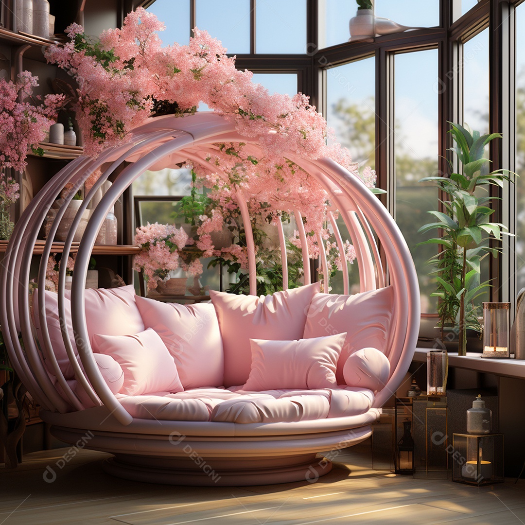 Elegância interior de casa moderna