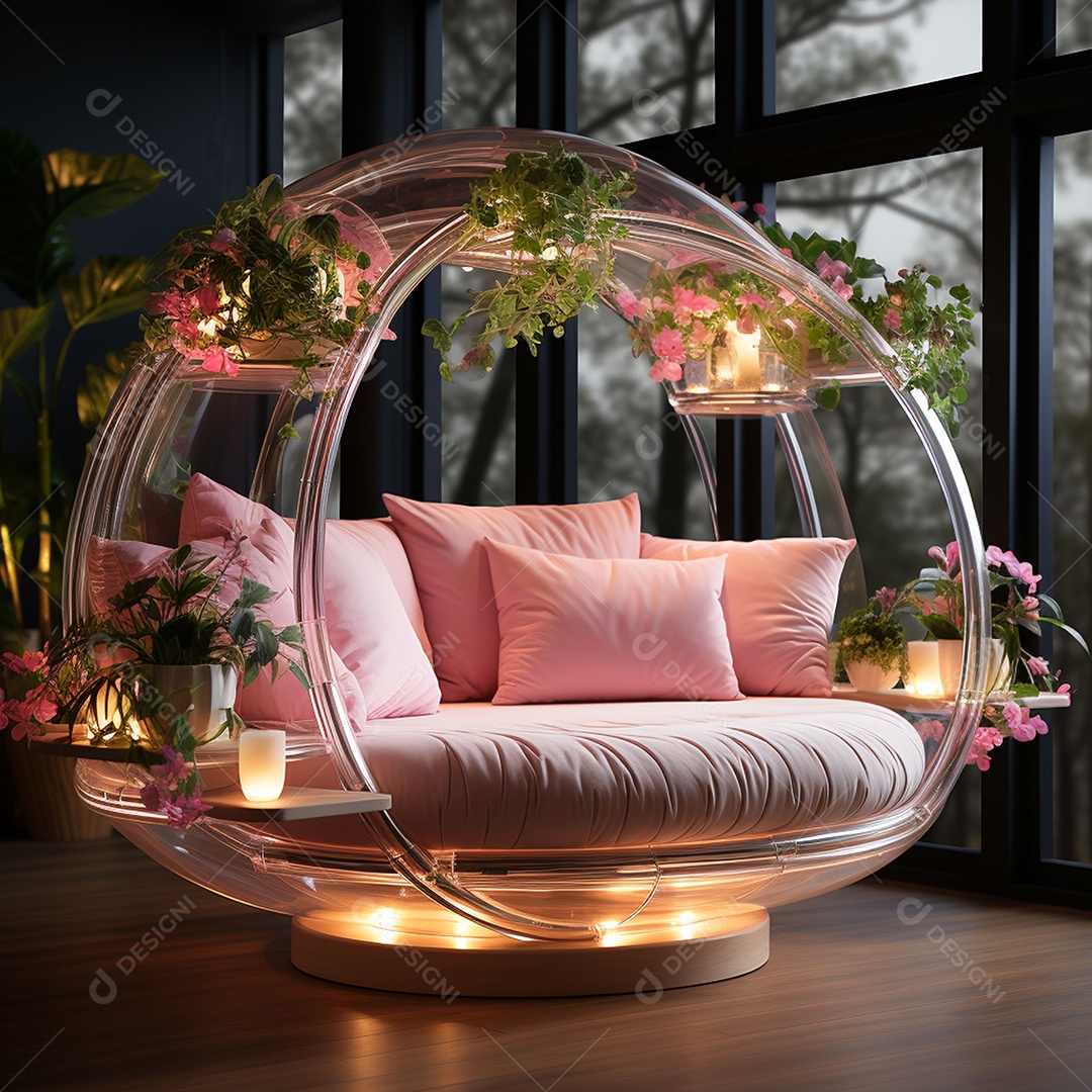 Elegância interior de casa moderna