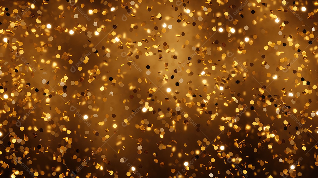 Fundo de bokeh dourado