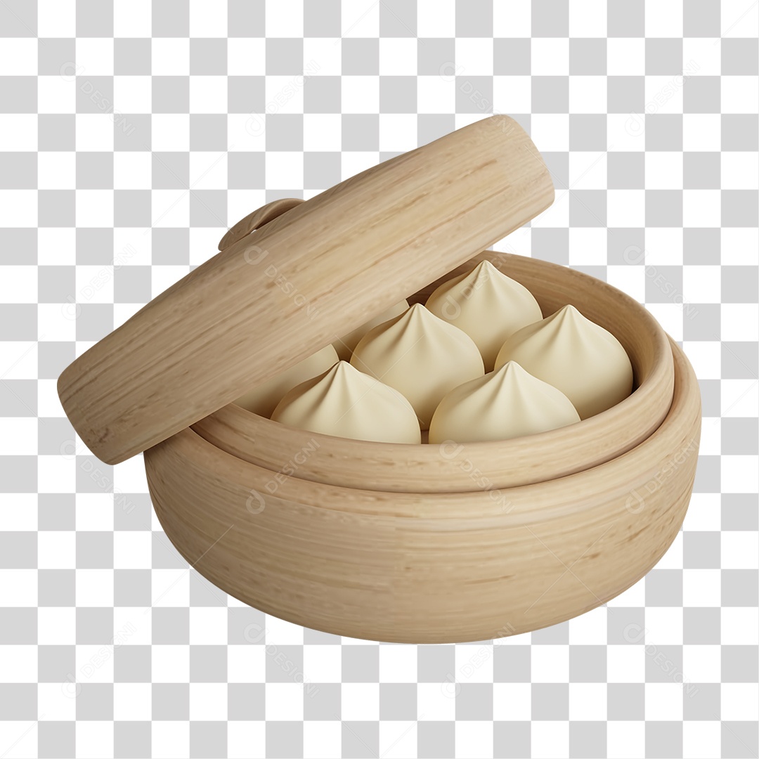 Hashi com Bolinho Frito PNG Transparente