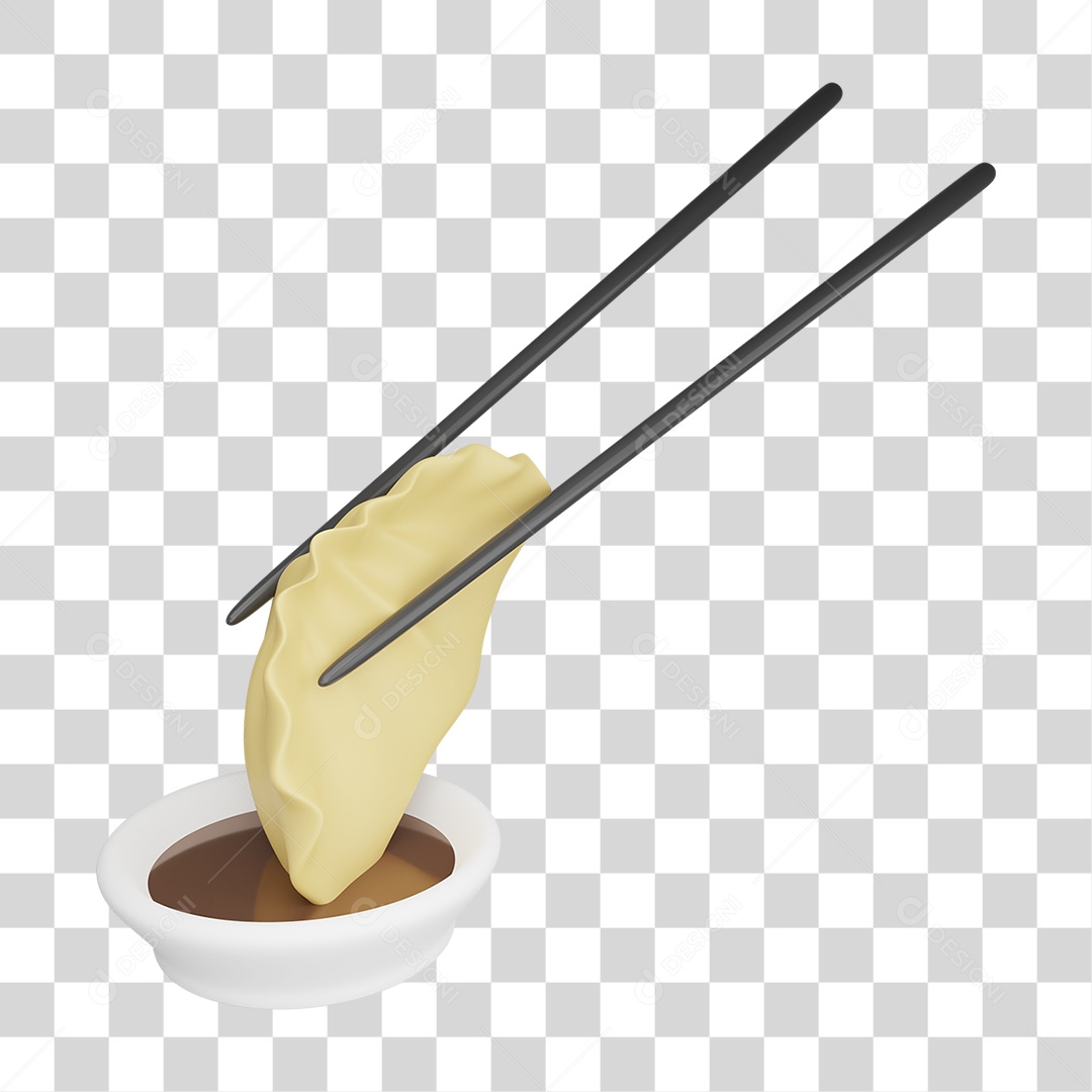 Hashi com Macarrão PNG Transparente