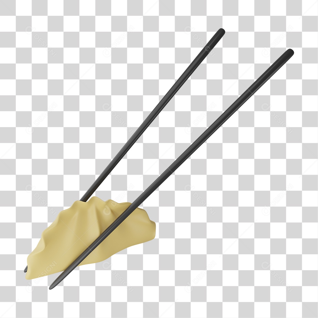 Hashi com Macarrão PNG Transparente