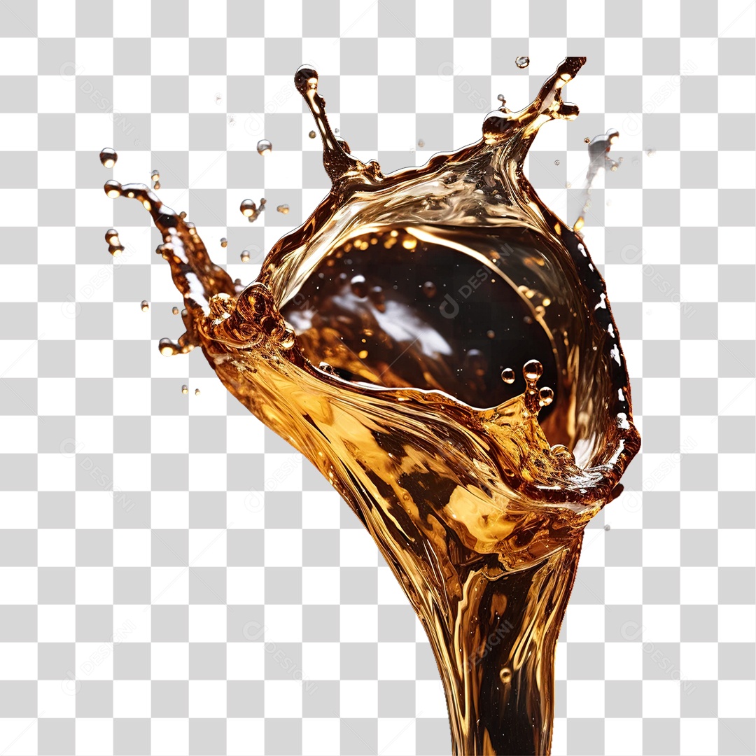 Splash de Tinta Cores PNG Transparente