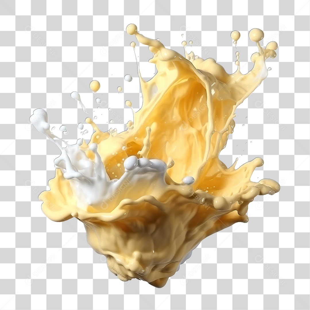 Splash de Tinta Cores PNG Transparente