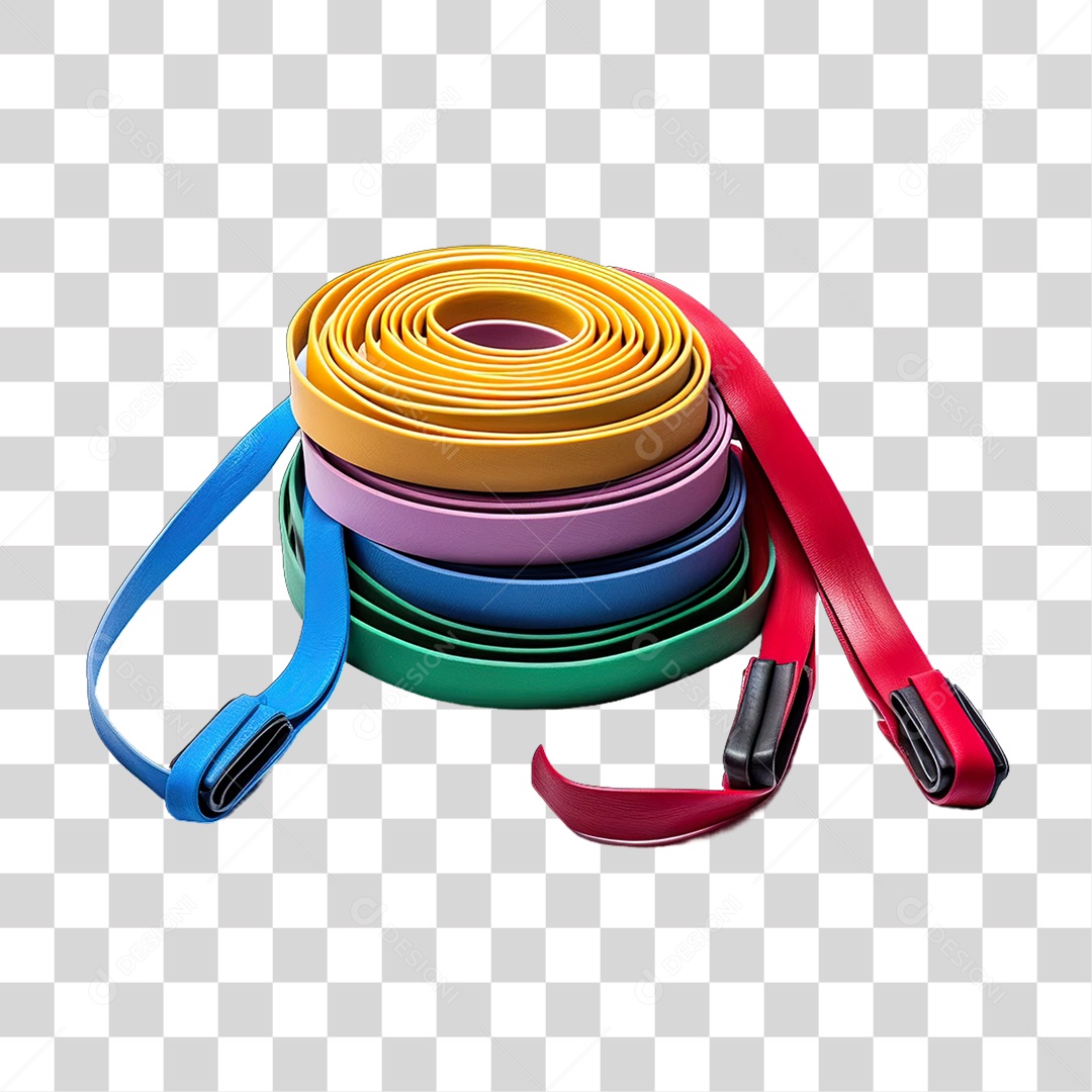 Fitas Coloridas PNG Transparente