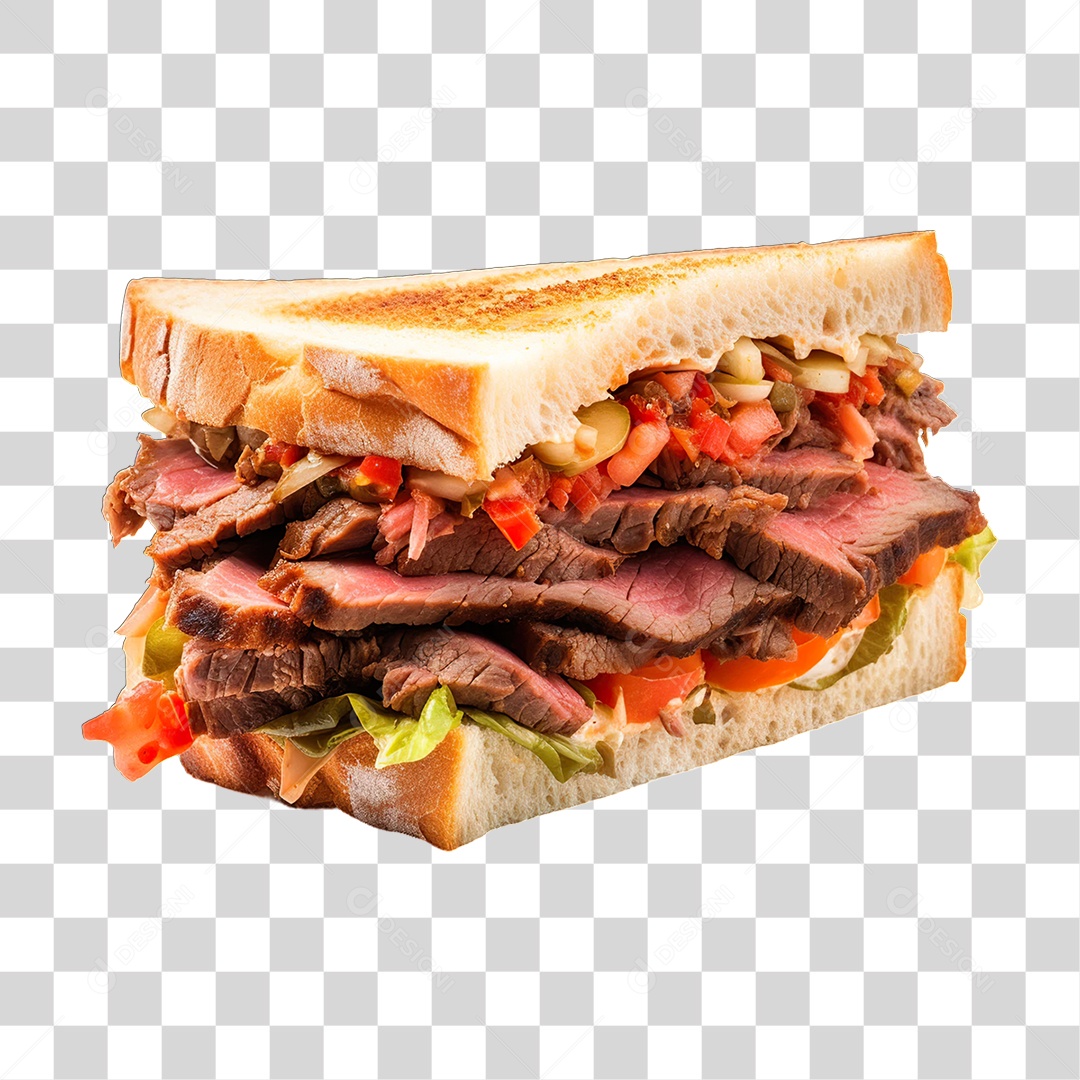 Sanduiche Hambúrguer PNG Transparente