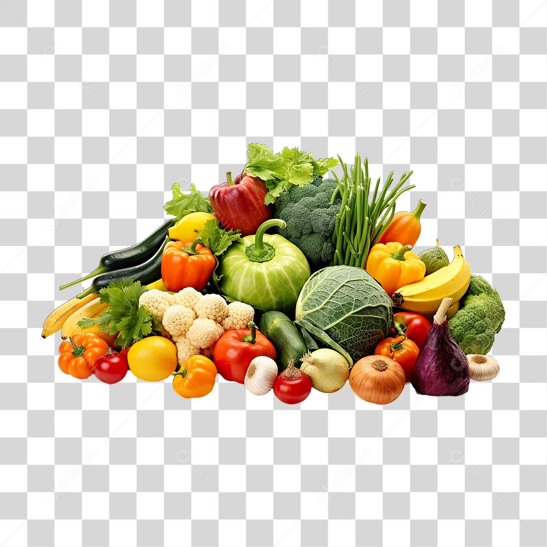 Verduras Vegetais Legumes PNG Transparente