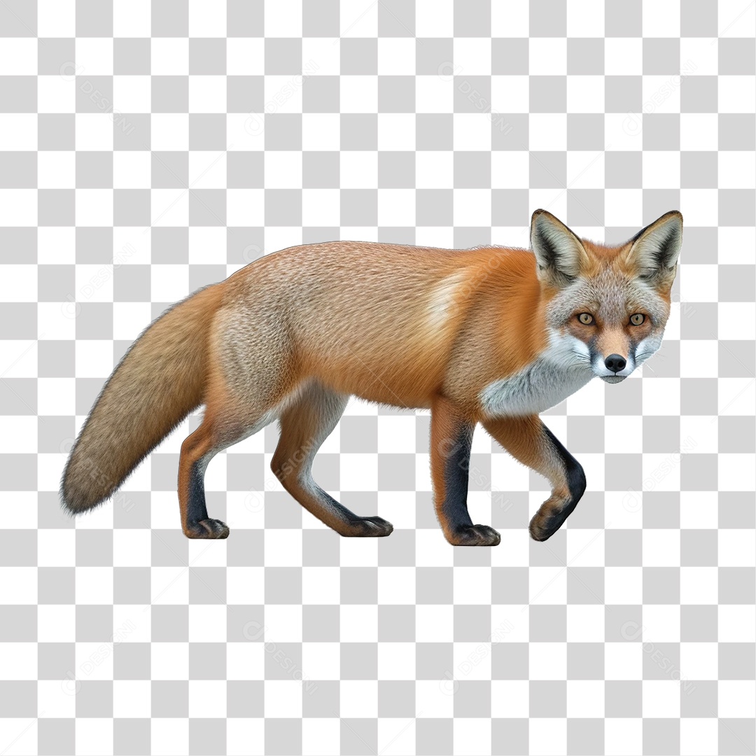Raposa Animal Silvestre PNG Transparente