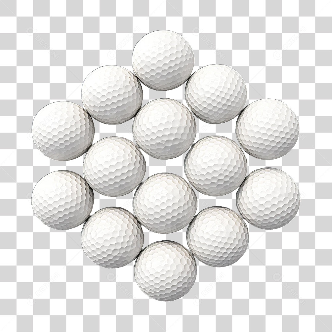 Bolas de Golf PNG Transparente