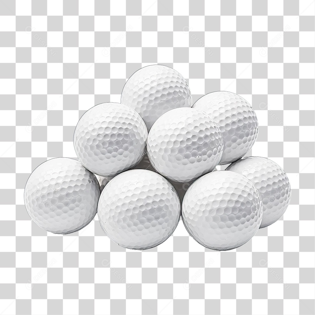 Bolas de Golf PNG Transparente