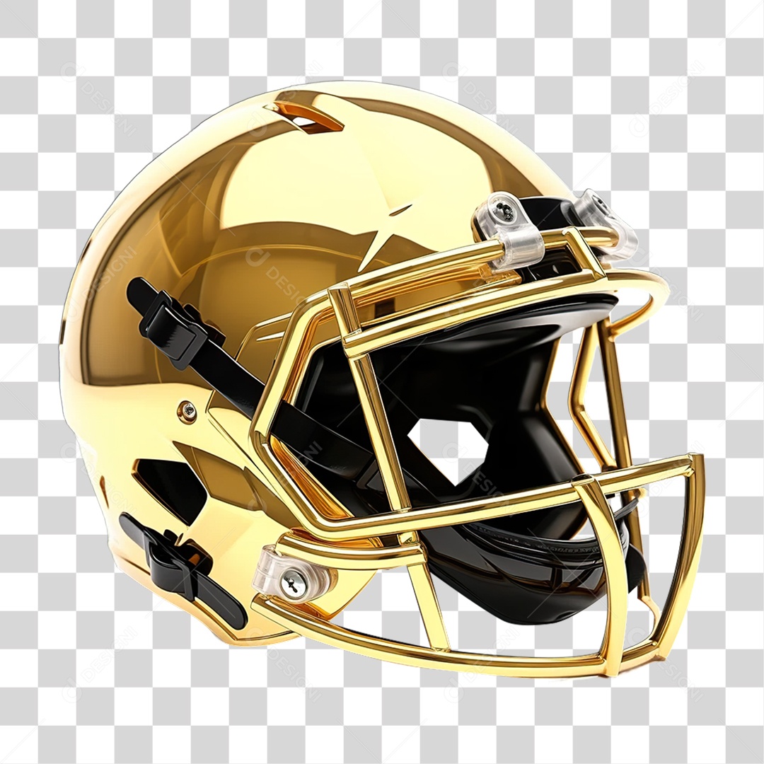 Capacete de Futebol Americano PNG Transparente
