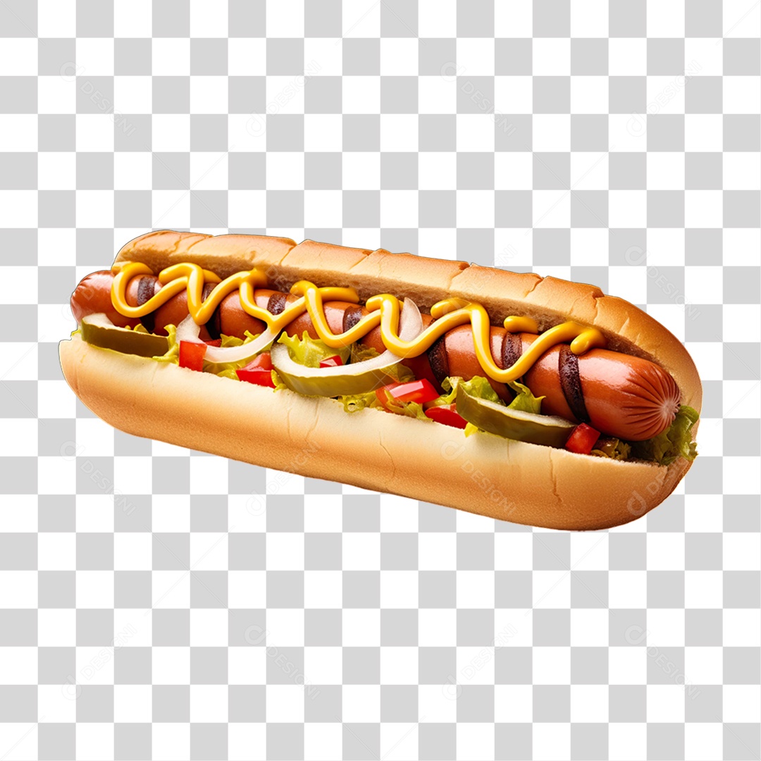 Hot-Dog Lanche PNG Transparente