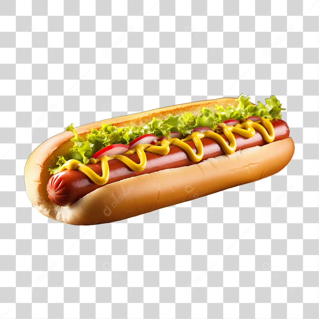 Hot-Dog Lanche PNG Transparente