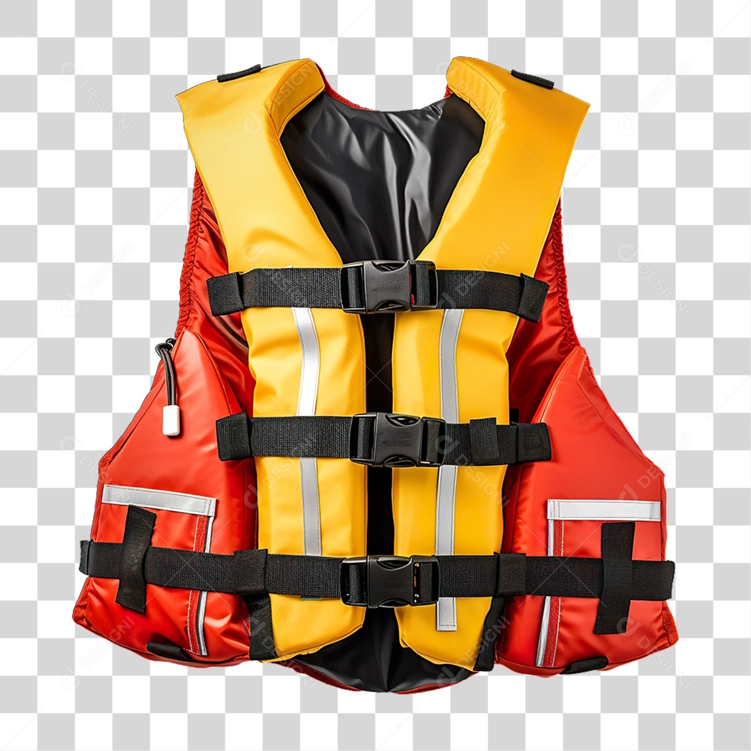 Colete Salva Vidas Embarcação PNG Transparente