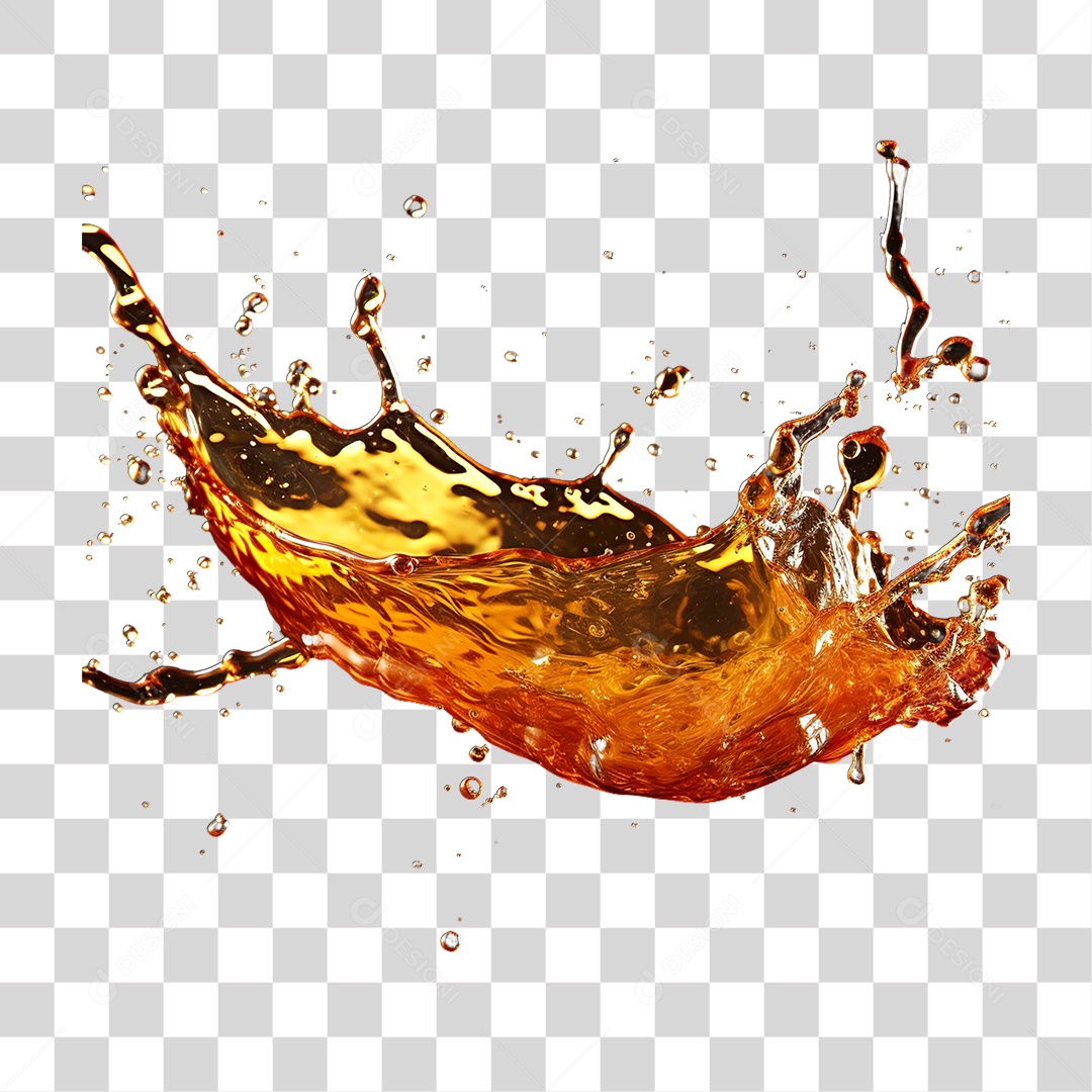 Splash de Sucos PNG Transparente