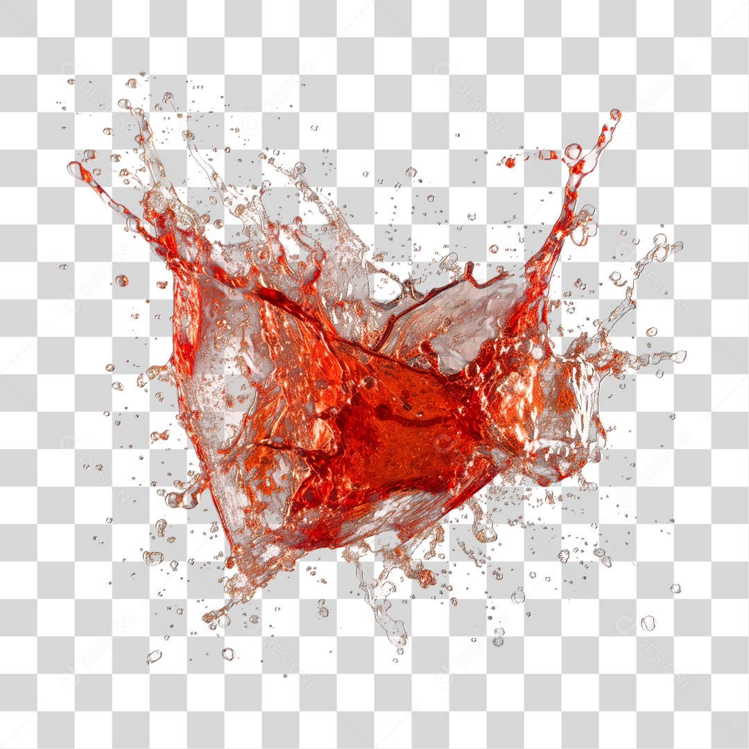 Splash de Sucos PNG Transparente