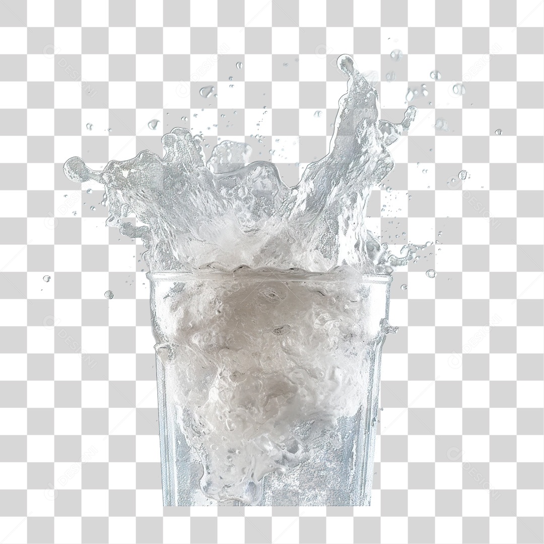 Copo de Água PNG Transparente