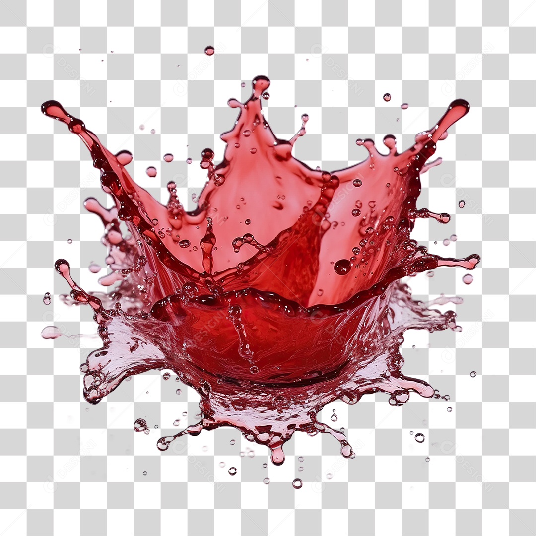 Splash de Sucos PNG Transparente