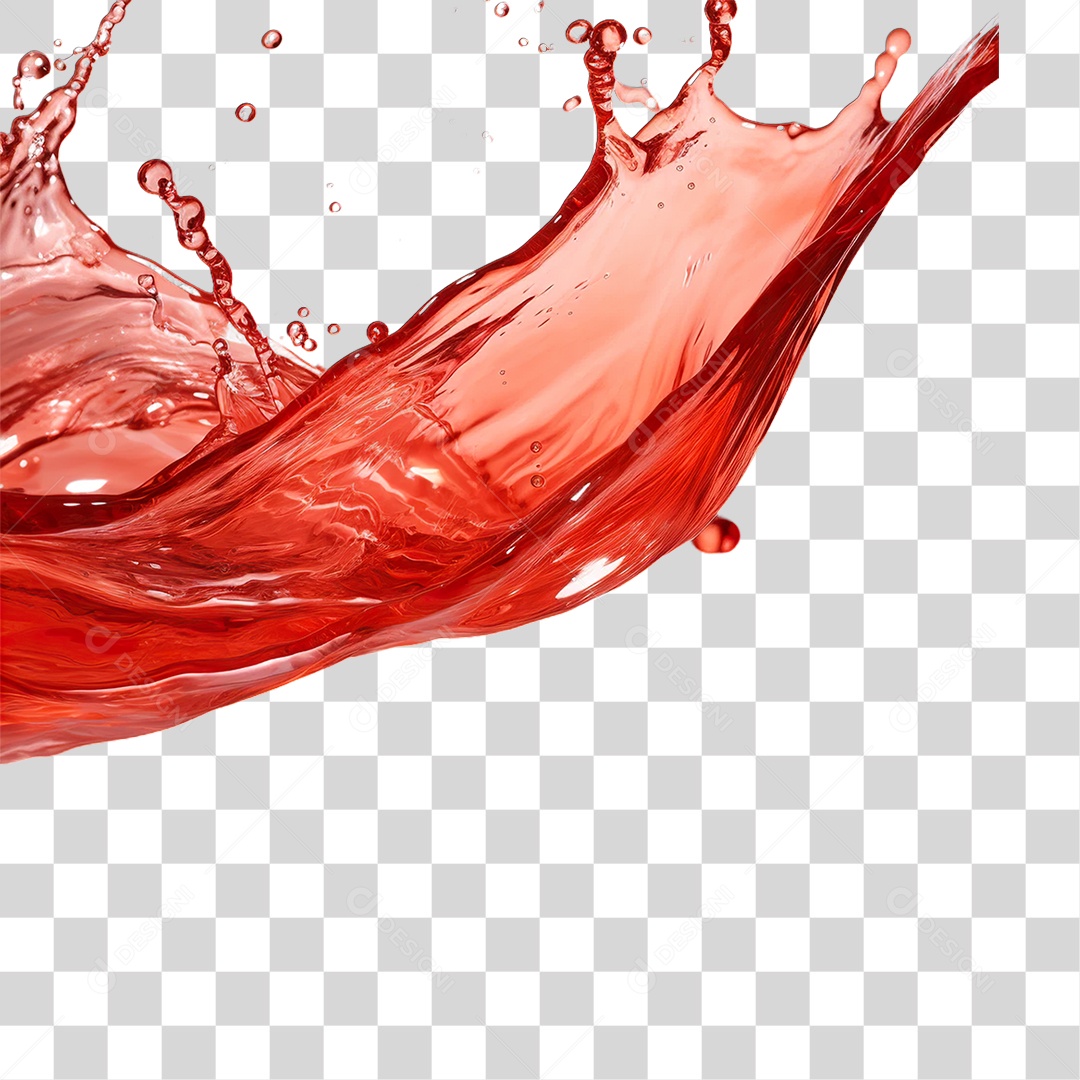 Splash de Sucos PNG Transparente