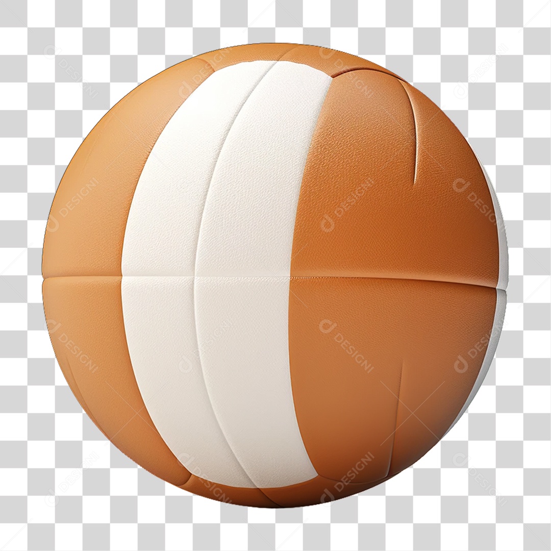 Bola de Vôlei PNG Transparente